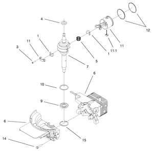 Short Block Assembly Diagram and Parts List for 11003 200000001 - 200999999 Lawn Boy Lawn Mower